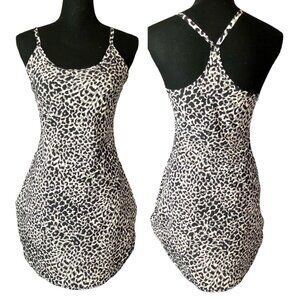 OUTDOOR VOICES Women Snow Leopard Exercise Skort Dress Sz S White Sports 46-7